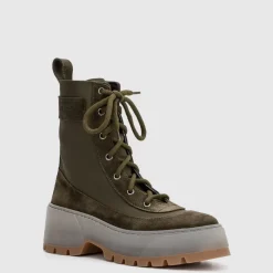 Aquatalia Boots-Aisa Dark Green