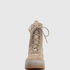 Aquatalia Boots-Aisa Ecru