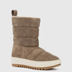 Aquatalia Boots-Alcee Light Taupe