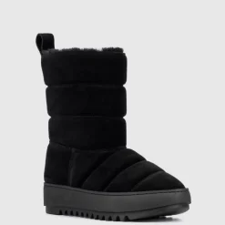 Aquatalia Boots-Alcee Black