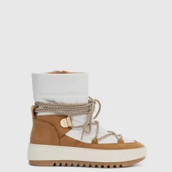 Aquatalia Boots-Amalia Off White/Honey