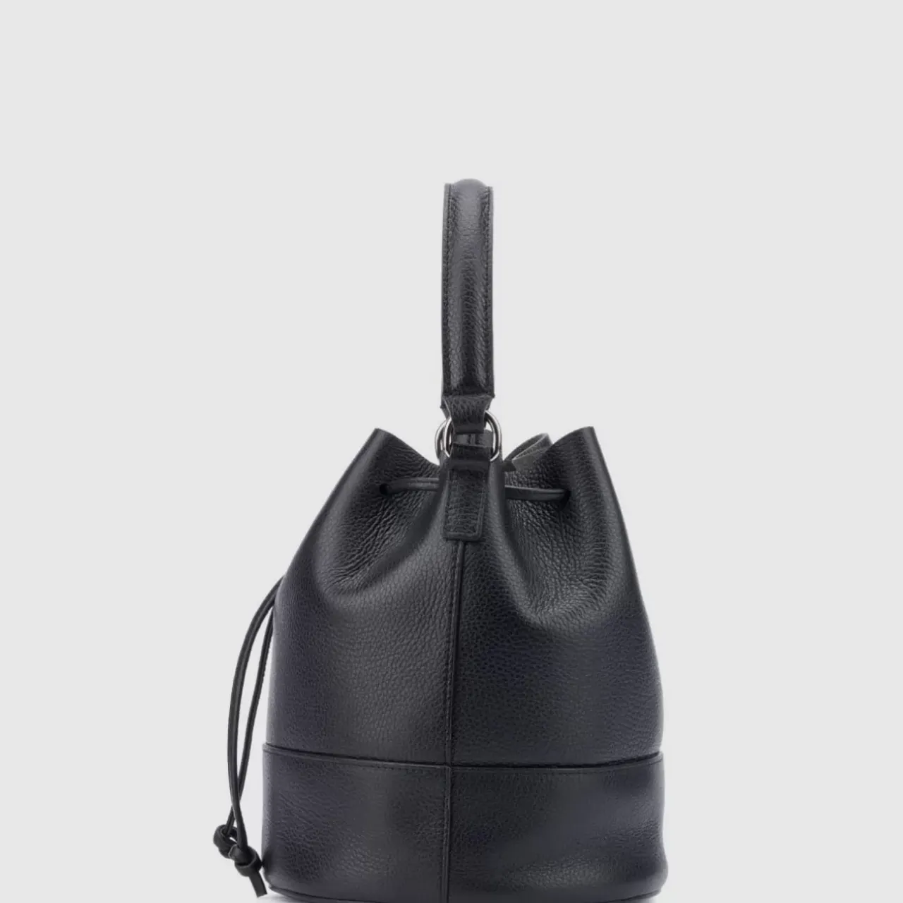 Aquatalia Handbags-Bari Bucket Black