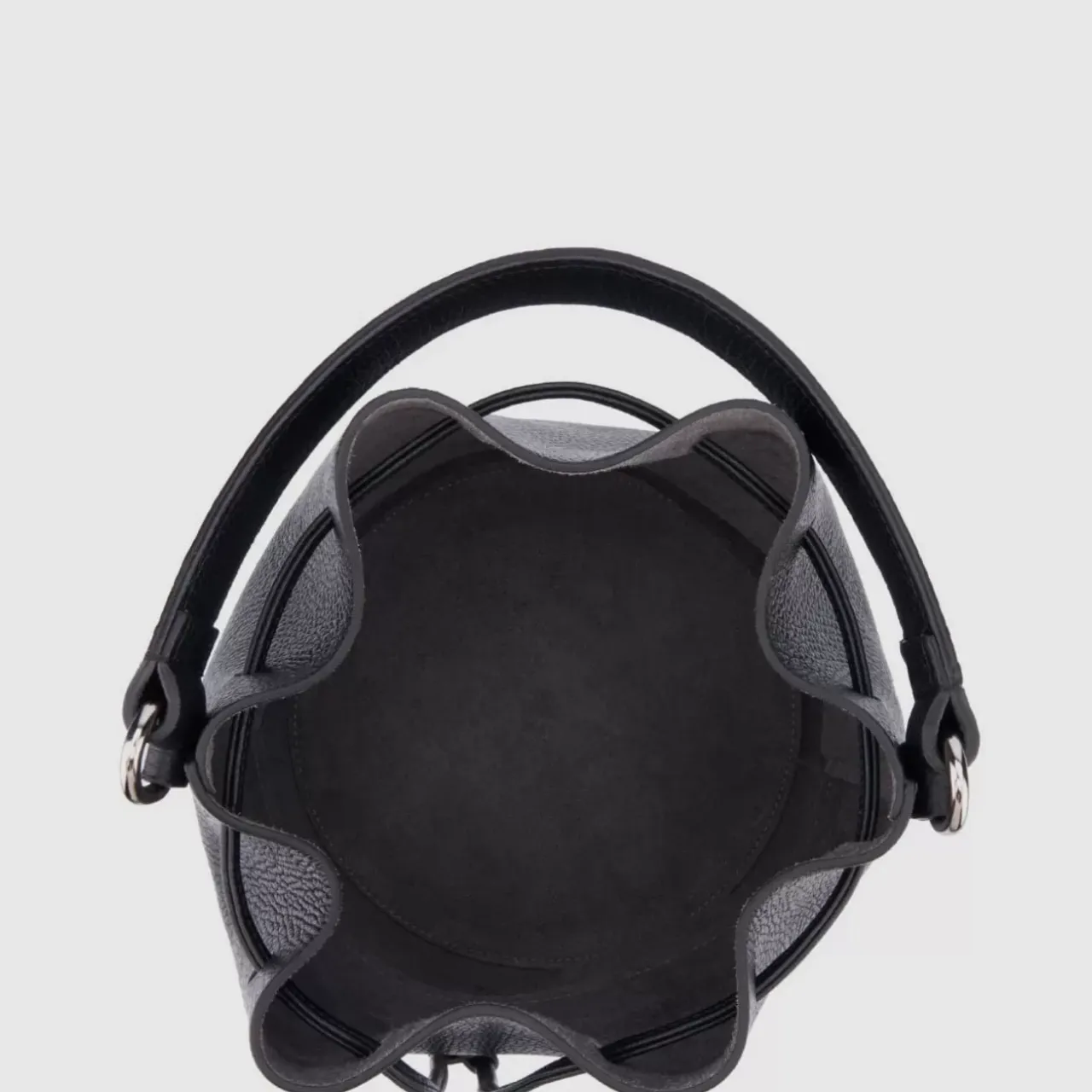 Aquatalia Handbags-Bari Bucket Black