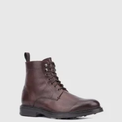 Aquatalia Boots-Bernardo Dark Brown