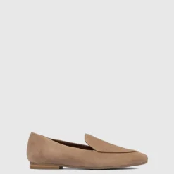 Aquatalia Flats-Calandra Light Taupe
