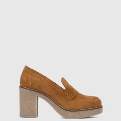 Aquatalia Heels-Caprie Camel
