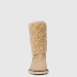 Aquatalia Boots-Casandra Beige