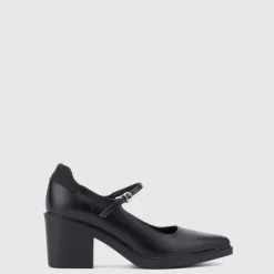 Aquatalia Heels-Casha Black