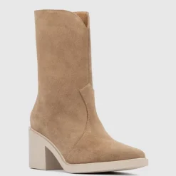 Aquatalia Boots-Celesta Champagne