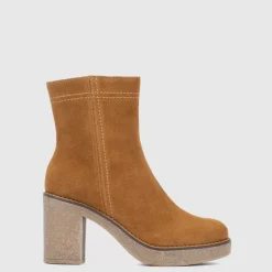 Aquatalia Boots-Chara Camel