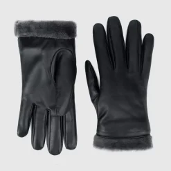 Aquatalia Gloves-Classic Cuff Glove Black
