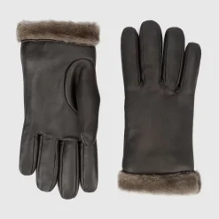 Aquatalia Gloves-Classic Cuff Glove Espresso