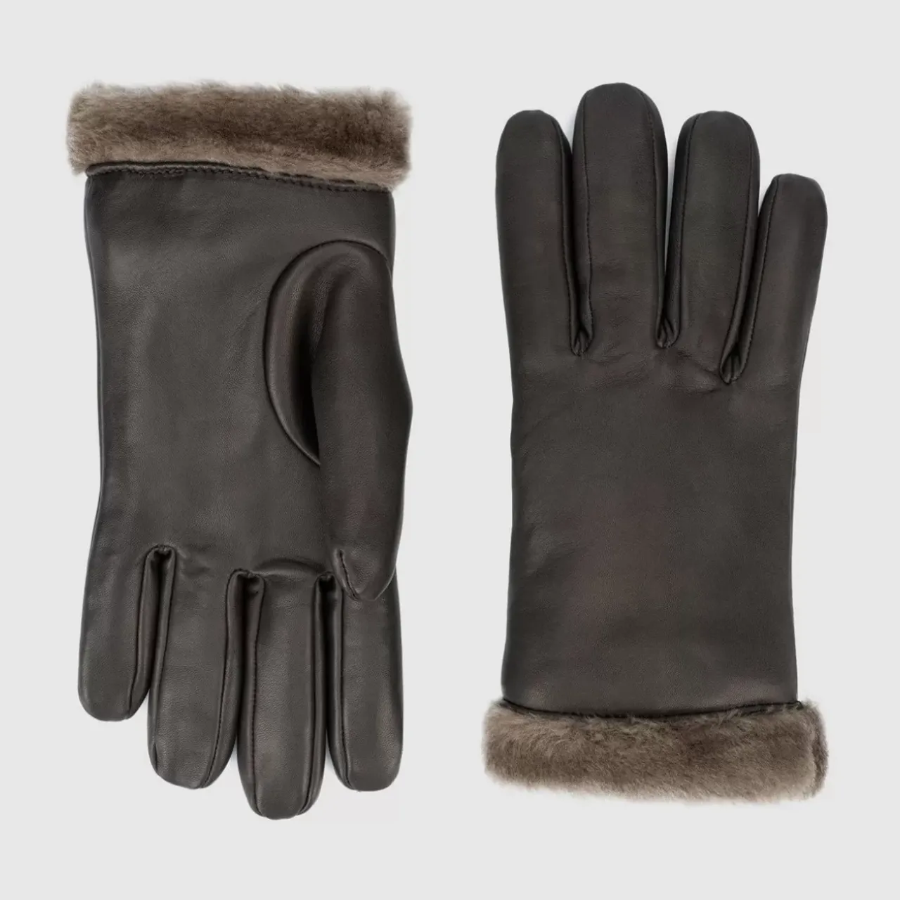 Aquatalia Gloves-Classic Cuff Glove Espresso