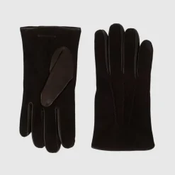 Aquatalia Gloves-Classic Trim Glove Espresso