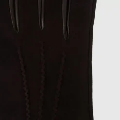 Aquatalia Gloves-Classic Trim Glove Espresso