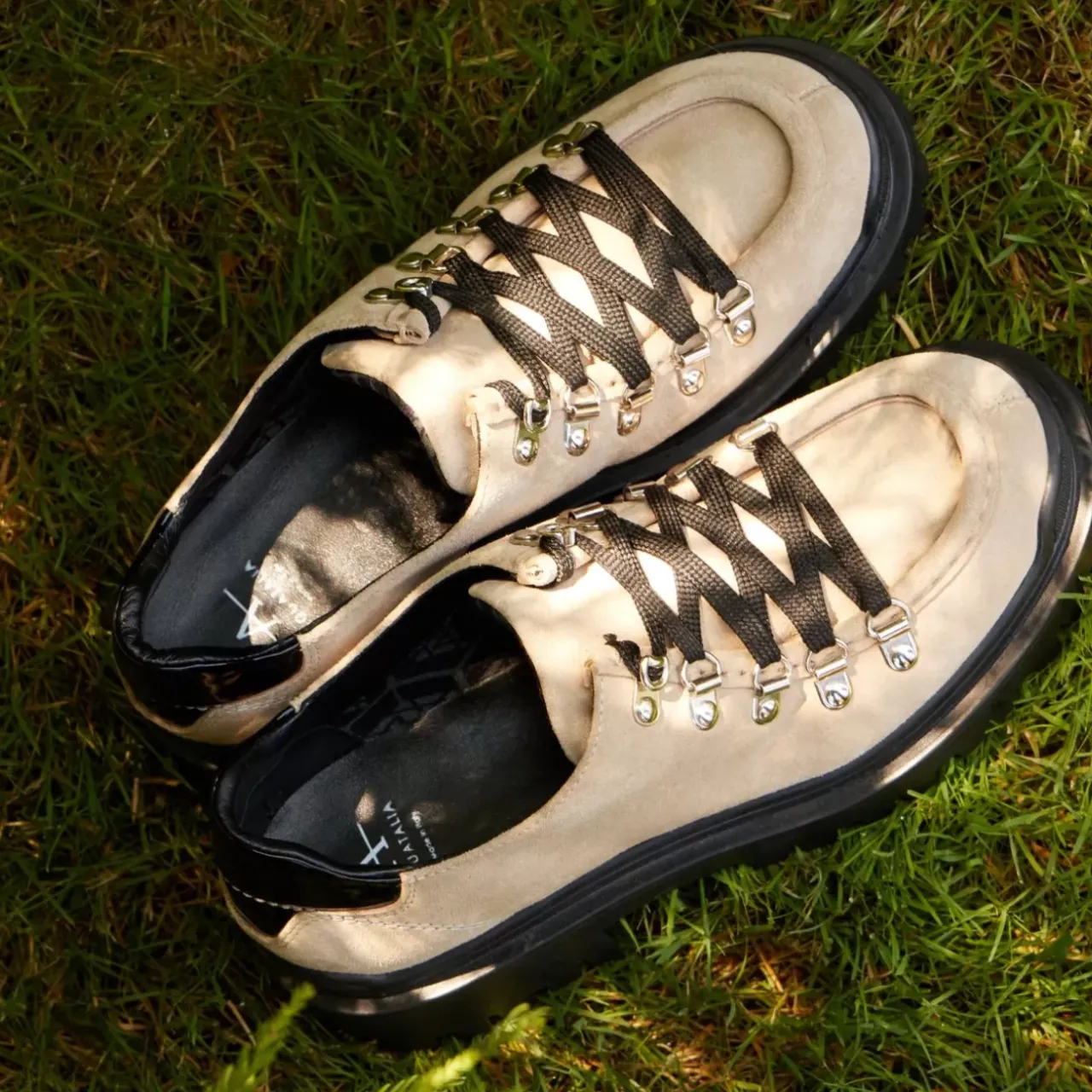 Aquatalia Oxfords & Loafers-Claudina Ecru/Black