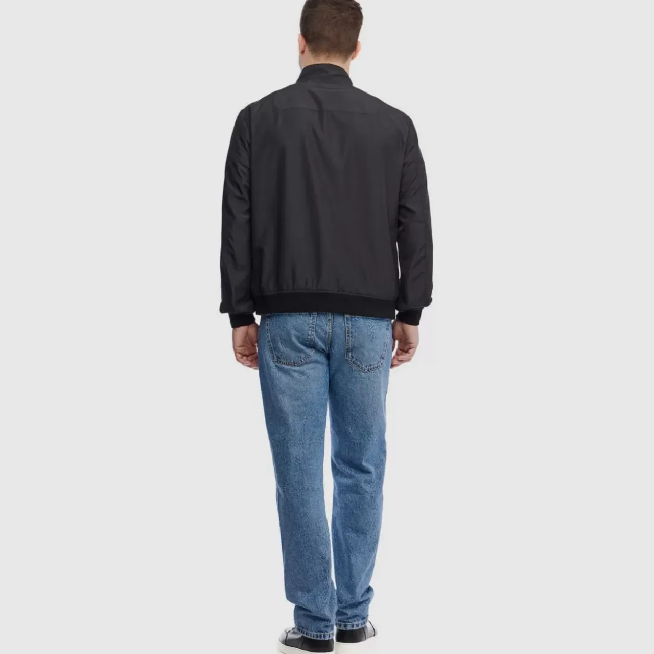 Aquatalia Outerwear-Corato Black/Grey