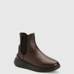 Aquatalia Boots-Cristiana Midnight Brown