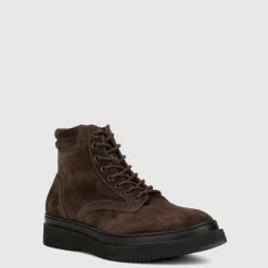 Aquatalia Boots-Dante Dark Brown