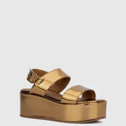 Aquatalia Heels-Denissa Bronze