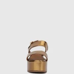 Aquatalia Heels-Denissa Bronze