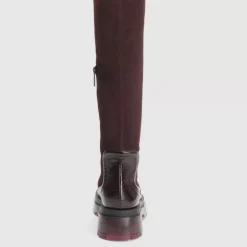 Aquatalia Boots-Drew Plum Deep Wine