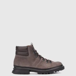 Aquatalia Boots-Edwin Grey/Dark Brown