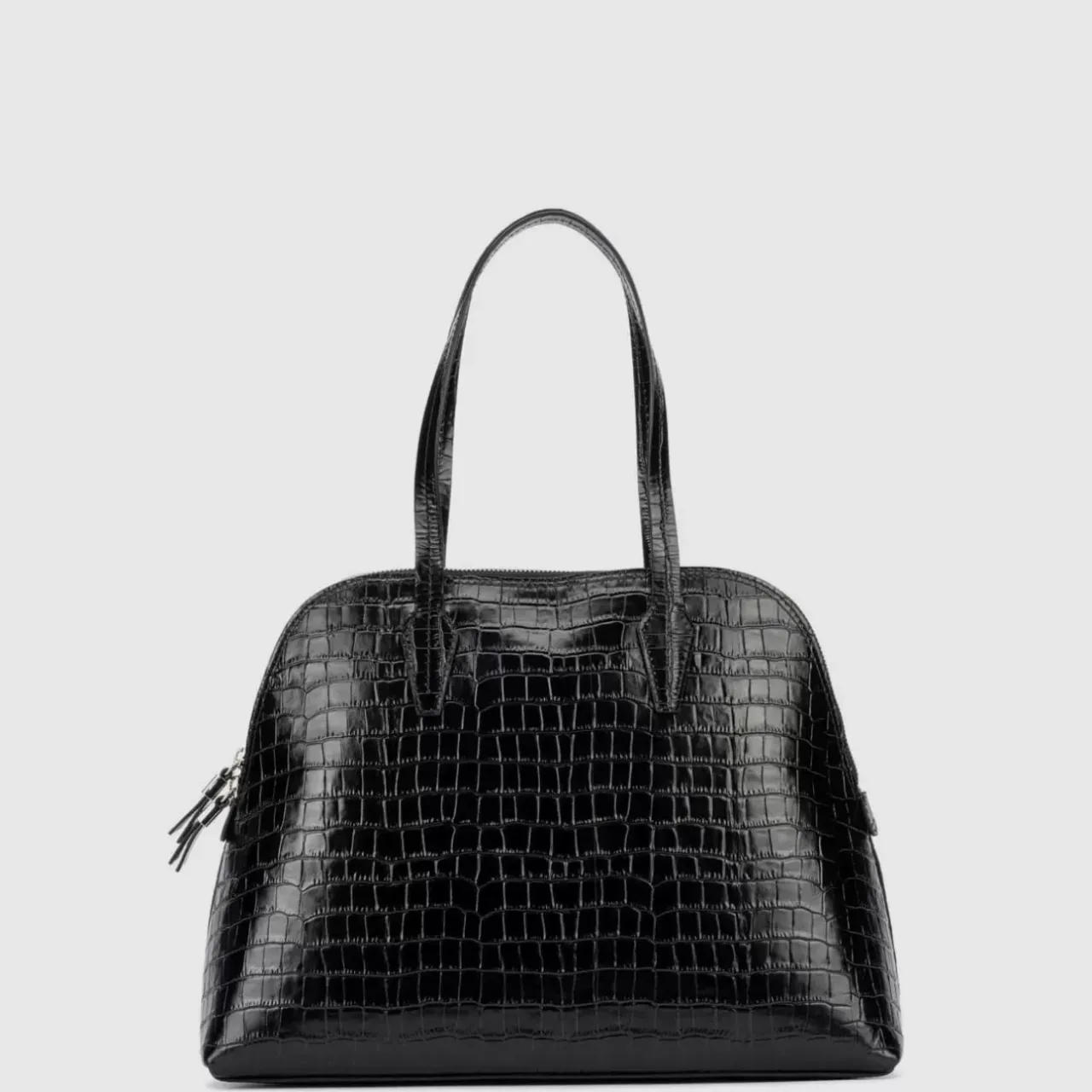 Aquatalia Handbags-Florence Top Handle Black