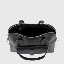 Aquatalia Handbags-Florence Top Handle Black