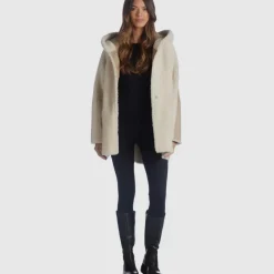 Aquatalia Outerwear-Gianna Natural