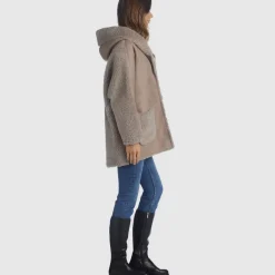 Aquatalia Outerwear-Gianna Taupe