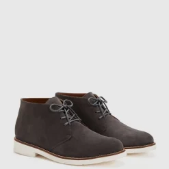 Aquatalia Boots-Gino Dark Charcoal