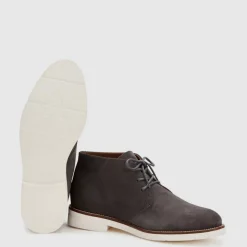 Aquatalia Boots-Gino Dark Charcoal