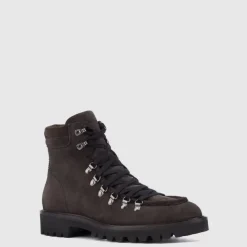 Aquatalia Boots-Gustavo Smoke Brown