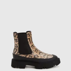 Aquatalia Boots-Holly Caramel/Black