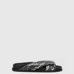 Aquatalia Sandals-Ileena White/Black