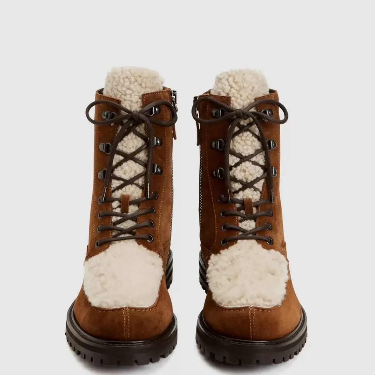 Aquatalia Boots-Isaac Walnut/Natural