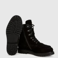 Aquatalia Boots-Isaac Black/Black