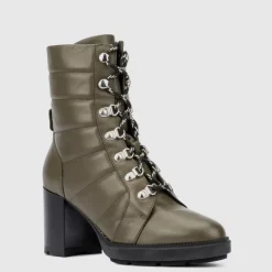 Aquatalia Boots-Ivanya Dark Green