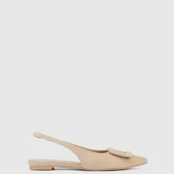 Aquatalia Flats-Janetta Almond