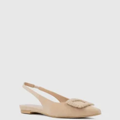 Aquatalia Flats-Janetta Almond
