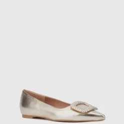 Aquatalia Flats-Jena Platino