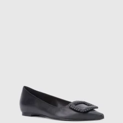 Aquatalia Flats-Jena Black