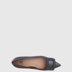 Aquatalia Flats-Jena Black