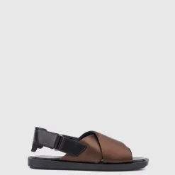 Aquatalia Sandals-Jolessa Olive/Black