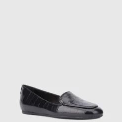 Aquatalia Flats-Judie Black