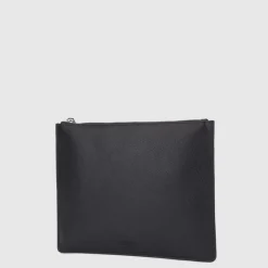 Aquatalia Handbags-Large Zip Pouch Black