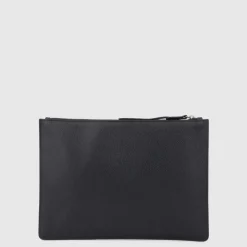 Aquatalia Handbags-Large Zip Pouch Black