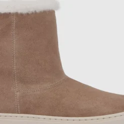 Aquatalia Boots-Lavina Dark Taupe/White