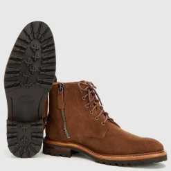 Aquatalia Boots-Leaston Chestnut